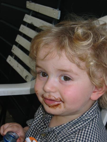 un b�b� au chocolat