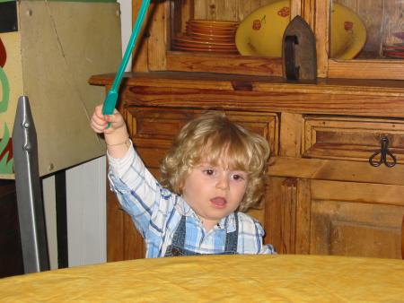 le chasseur de mouches en pleine action!!